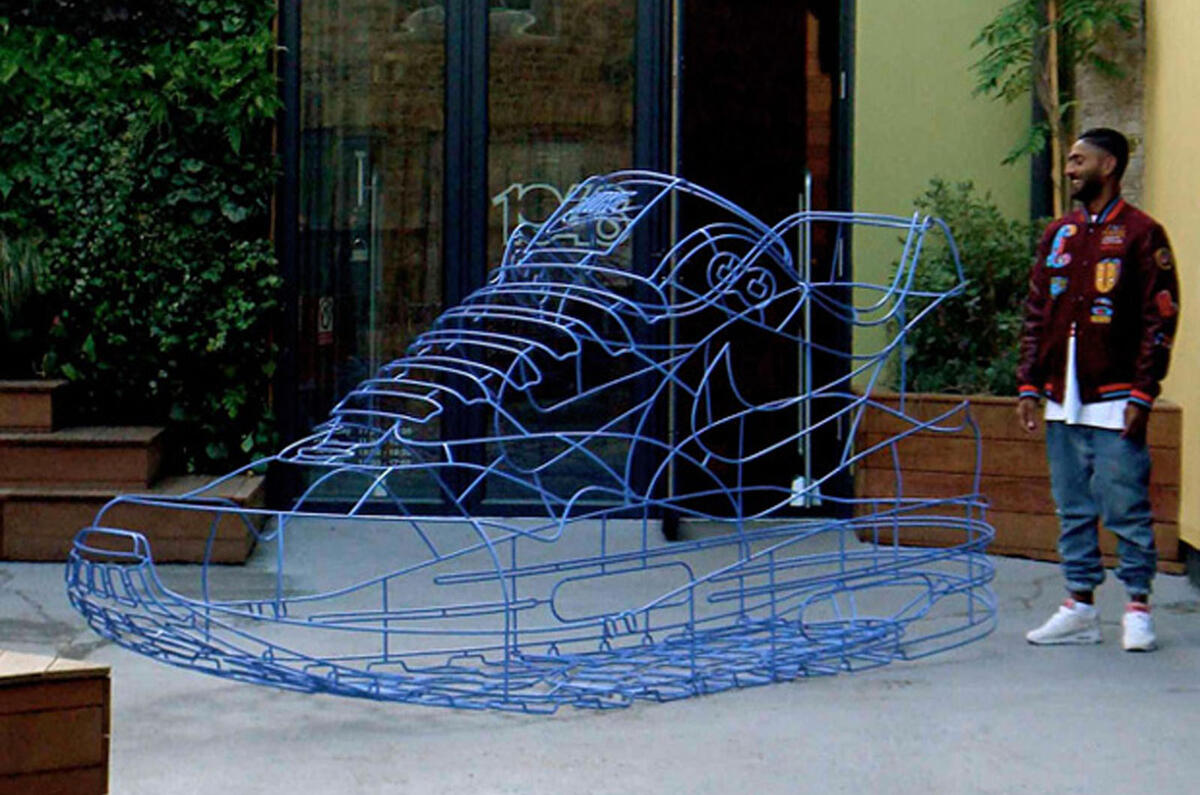 Benedict Radcliffe's wireframe sculptures - how they're made