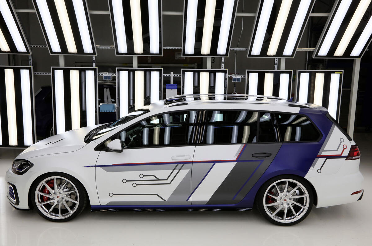Volkswagen hybrid Golf concepts revealed at Worthersee