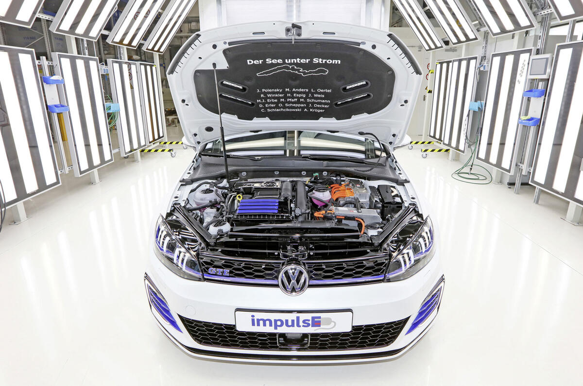 Volkswagen hybrid Golf concepts revealed at Worthersee