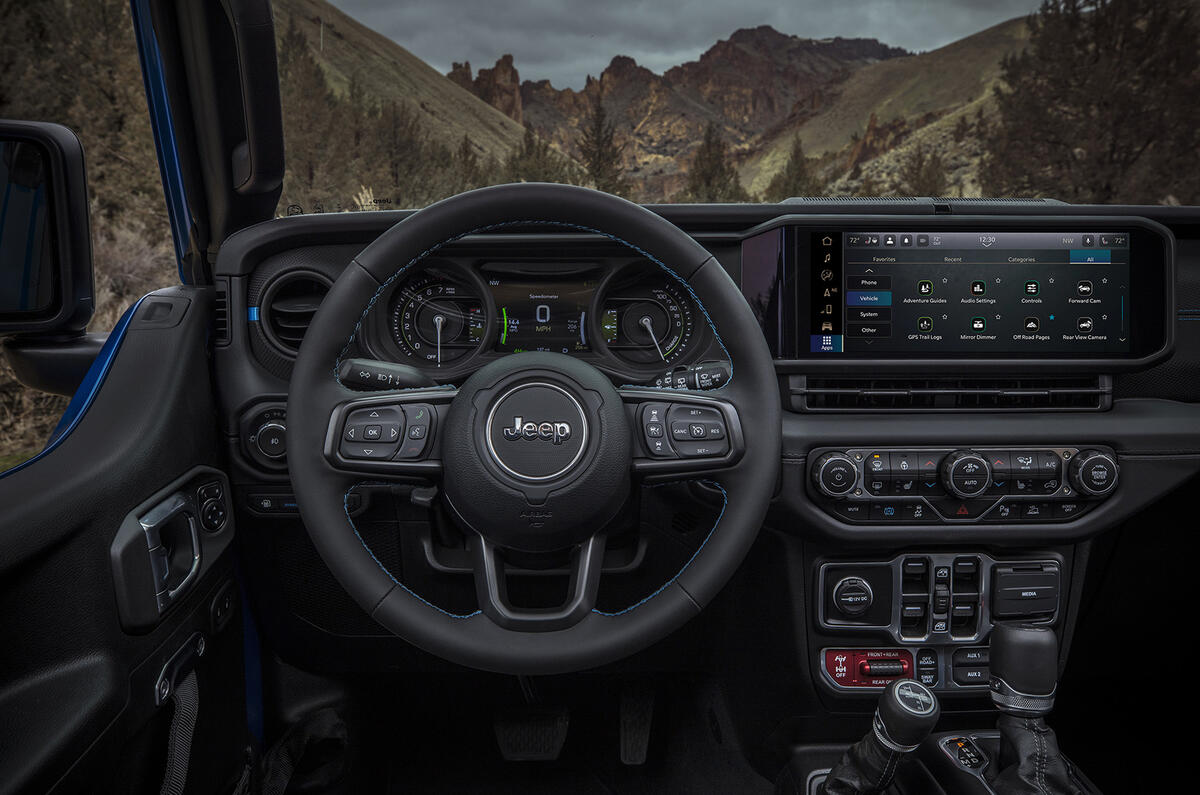 Wrangler interior