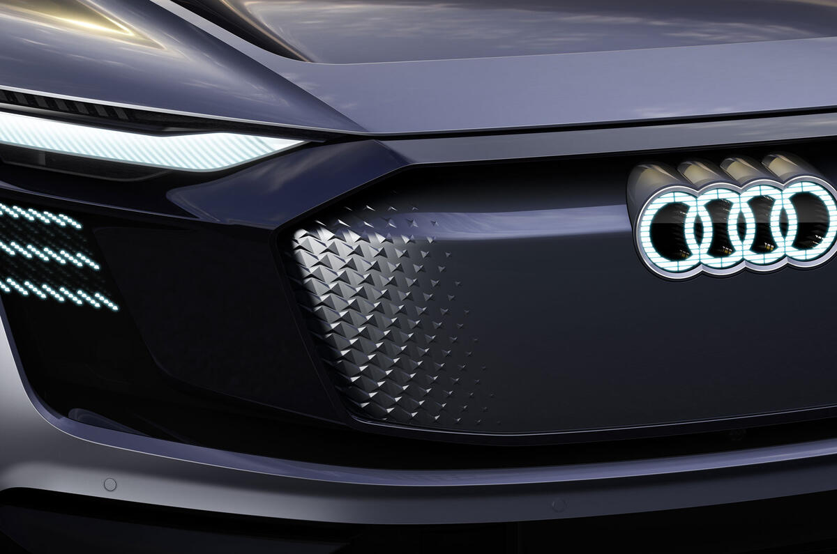 Futuristic Audi e-tron concept previewed in new sketches
