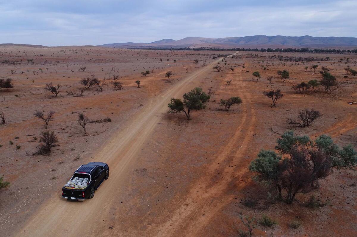Mercedes-Benz X-Class delivers beer in Australia