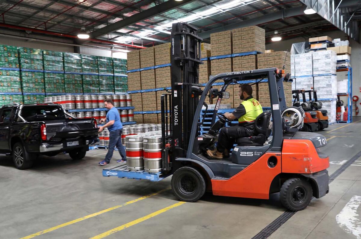 Mercedes-Benz X-Class delivers beer in Australia