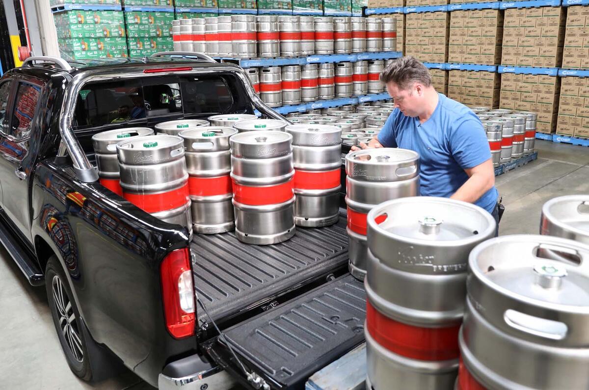 Mercedes-Benz X-Class delivers beer in Australia