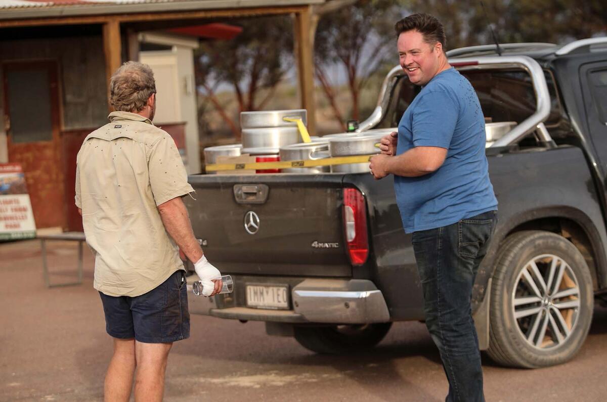 Mercedes-Benz X-Class delivers beer in Australia