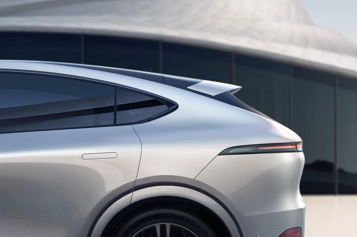 Xpeng G6 2024 rear quarter detail Xpeng G6 2024 rear quarter detail