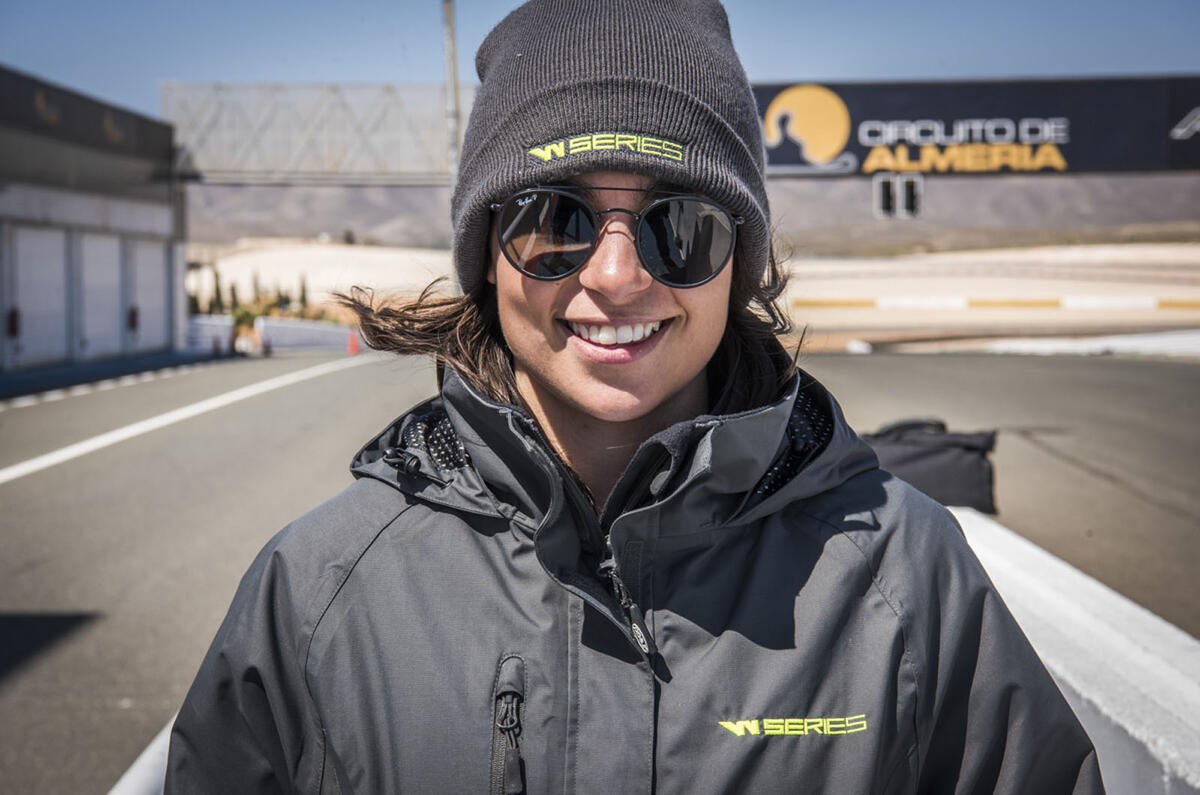 W Series racer Jamie Chadwick