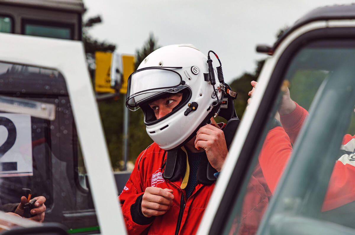 Richard gearing up Richard Lane Autocar