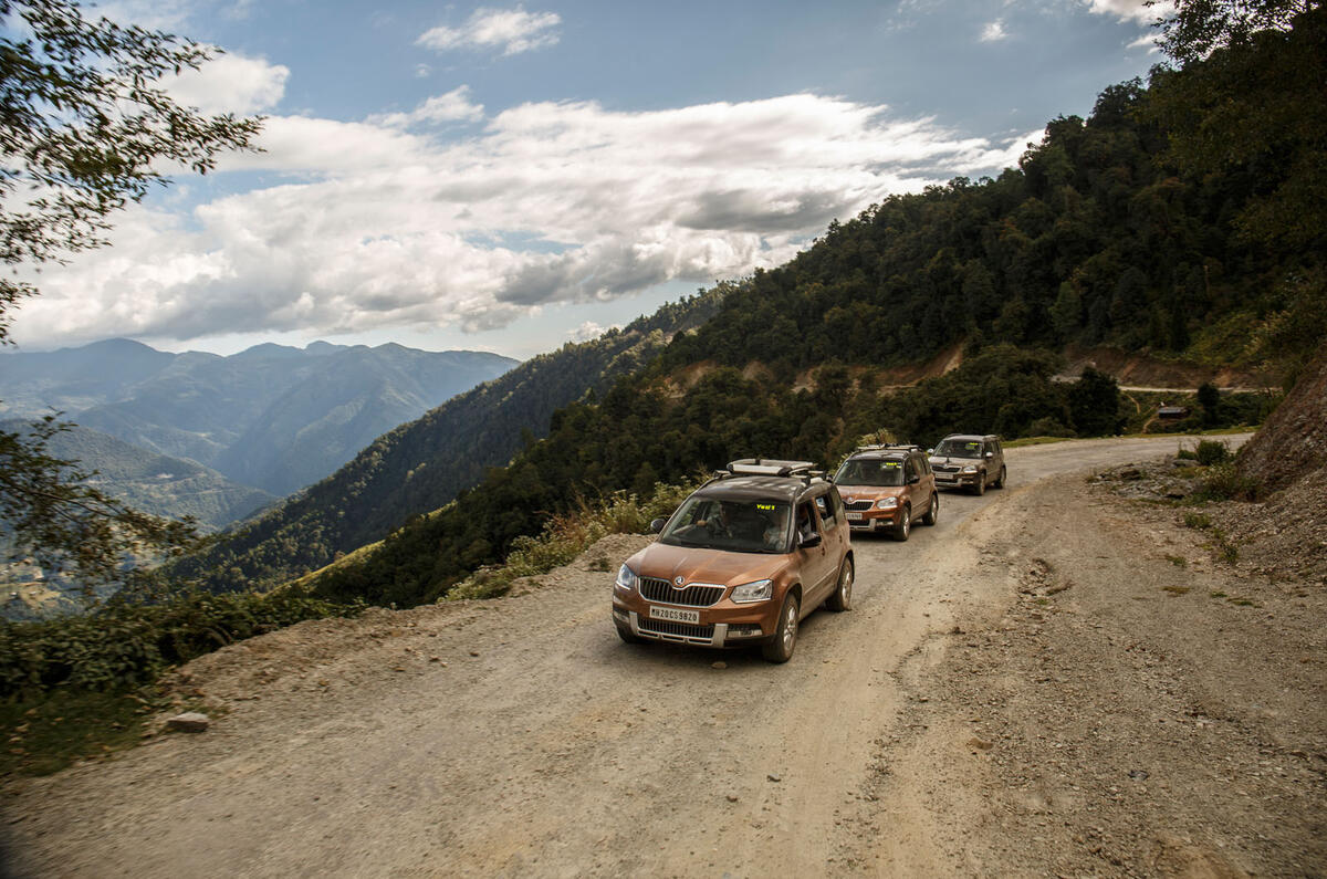 Skoda Yeti takes on Bhutan 
