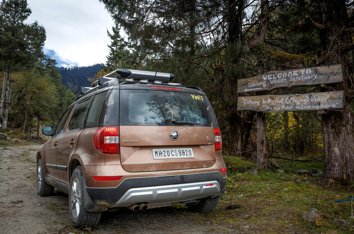 Skoda Yeti takes on Bhutan 