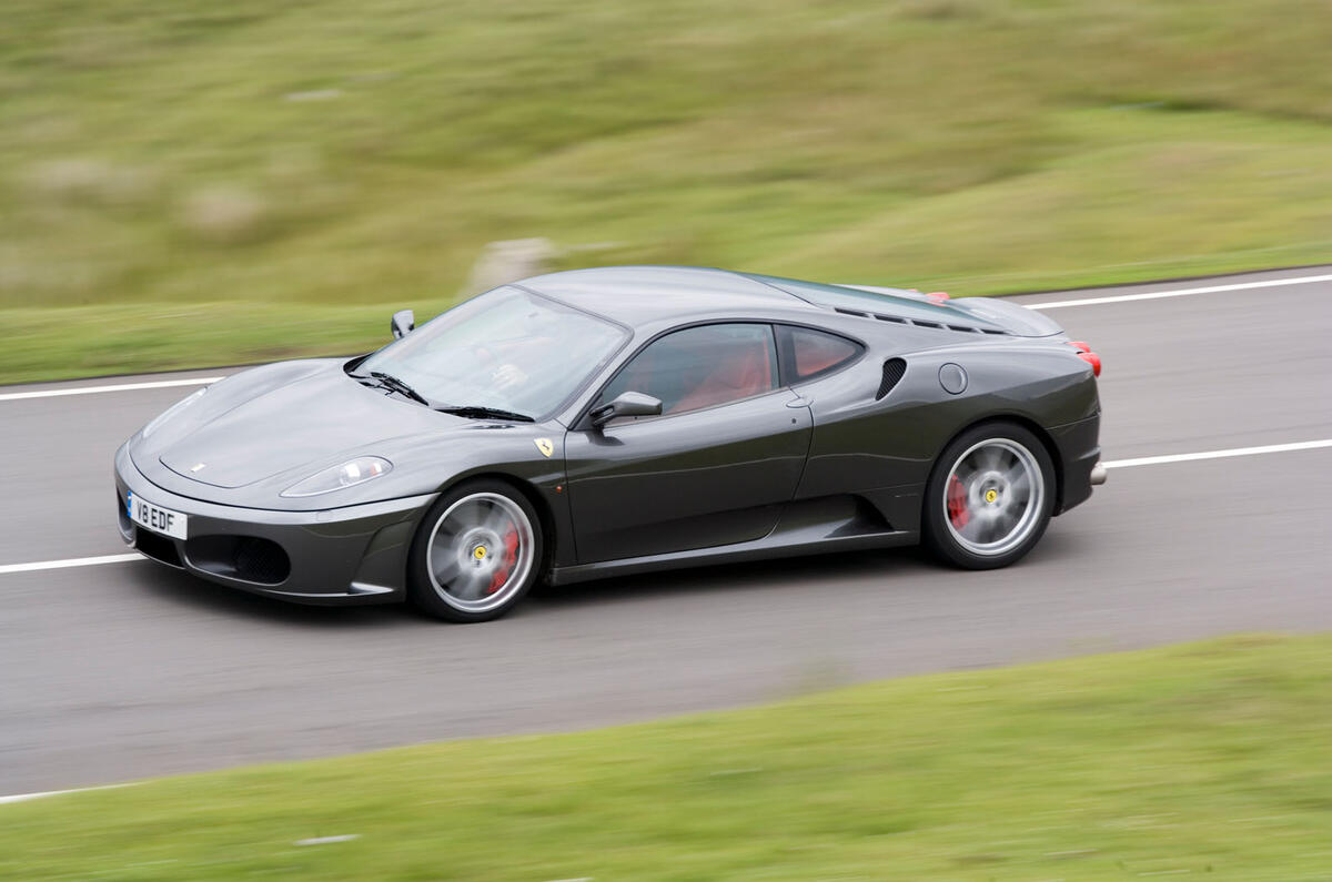 Ferrari F430 cornering