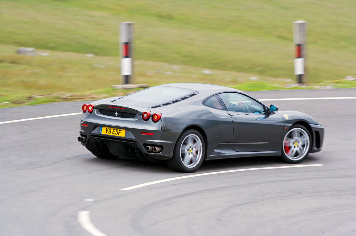 Ferrari F430 cornering