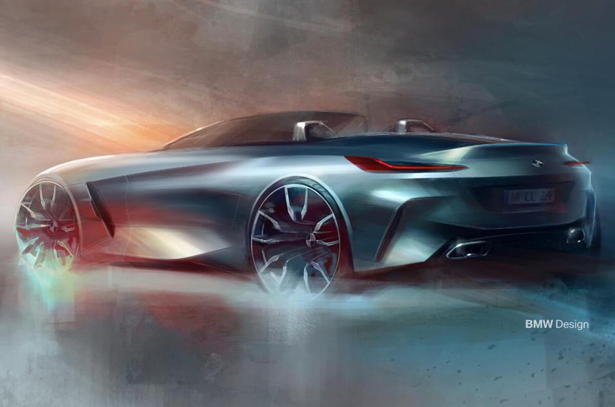 2019 BMW Z4: design shown
