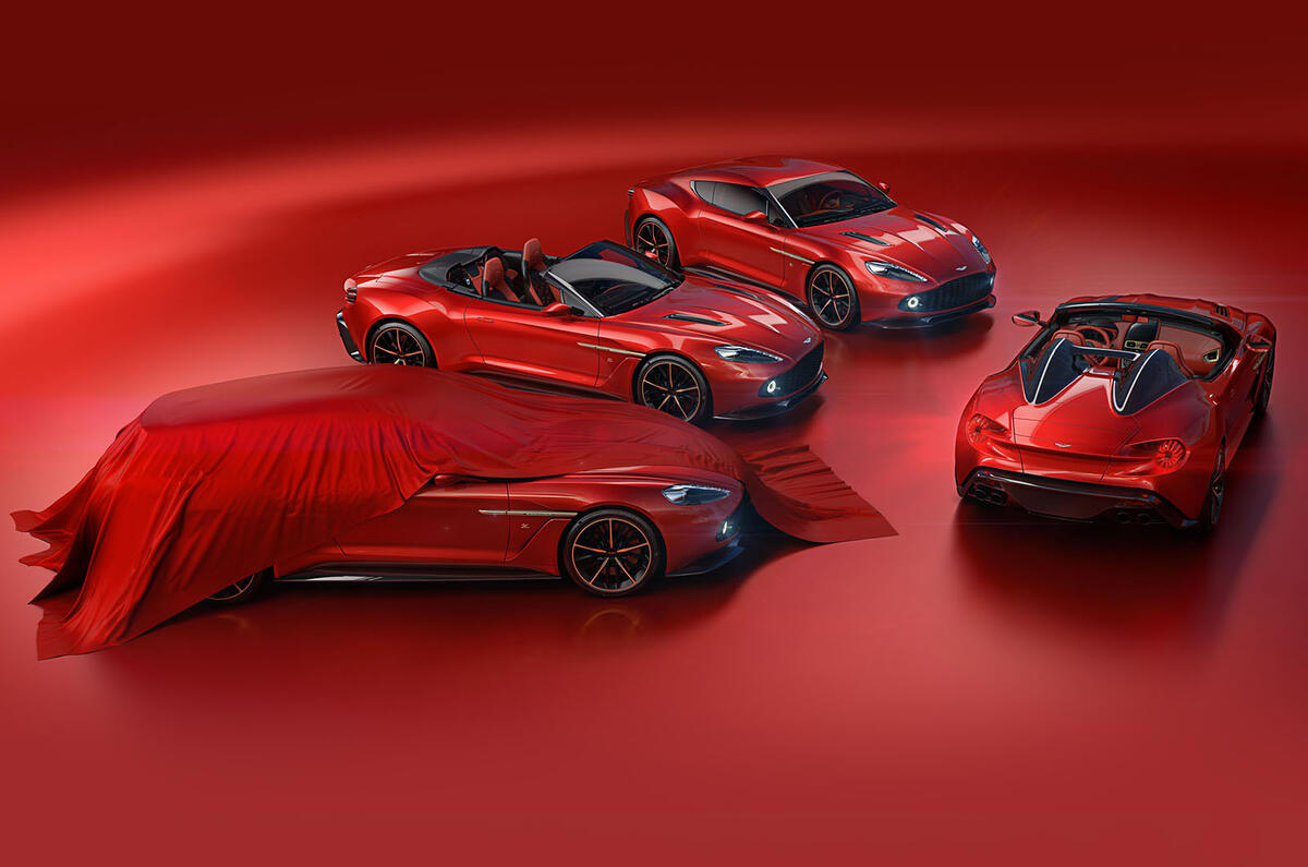 Aston Martin Vanquish Zagato Speedster and Shooting Brake models confirmed 