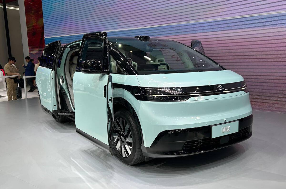 Zeekr Mix at Beijing motor show front quarter