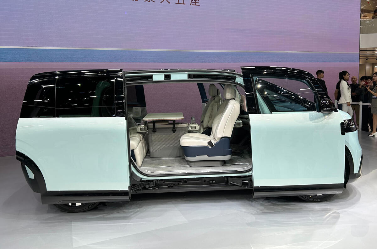 Zeekr Mix at Beijing motor show side