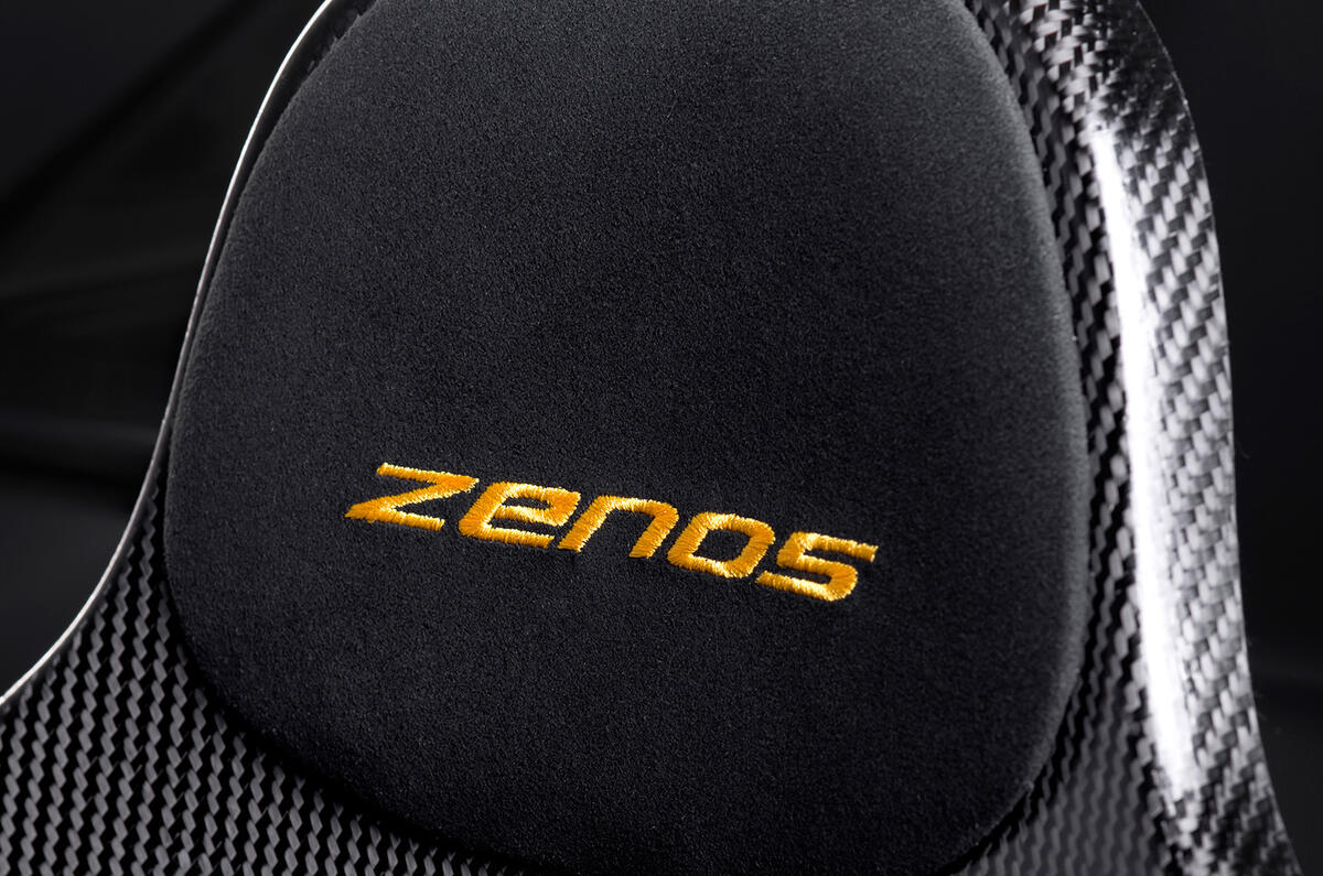 Zenos E10 R seat