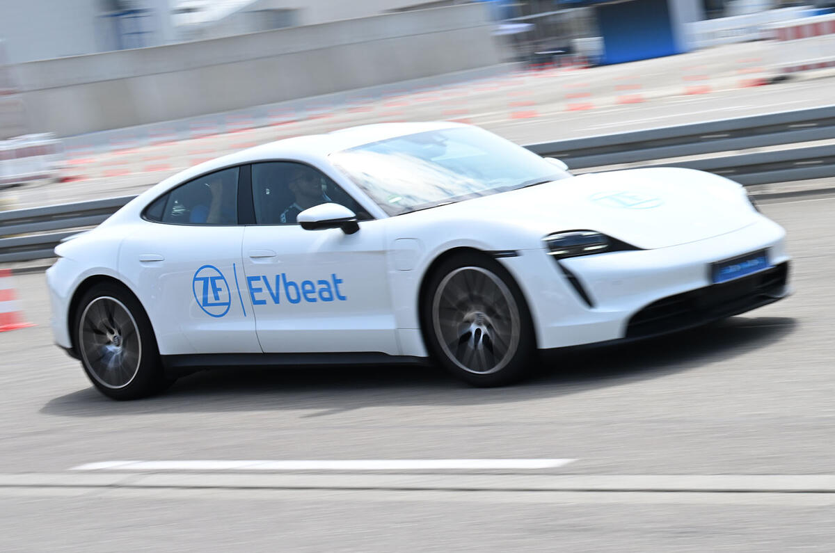 ZF Porsche Taycan EVBeat