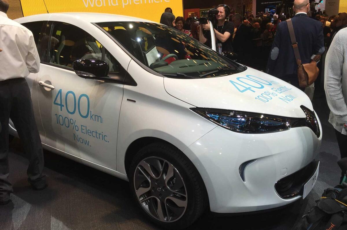 Upgraded Renault Zoe gets 250-mile range