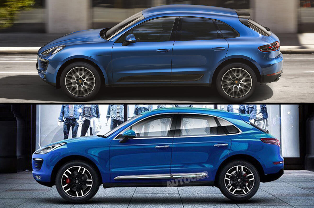 Zotye SR9 is a Porsche Macan clone