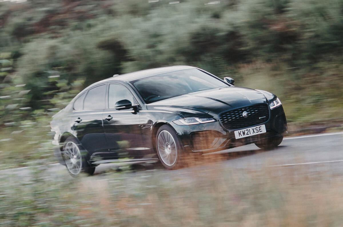 1 Jaguar XF 2021 long term review on road front