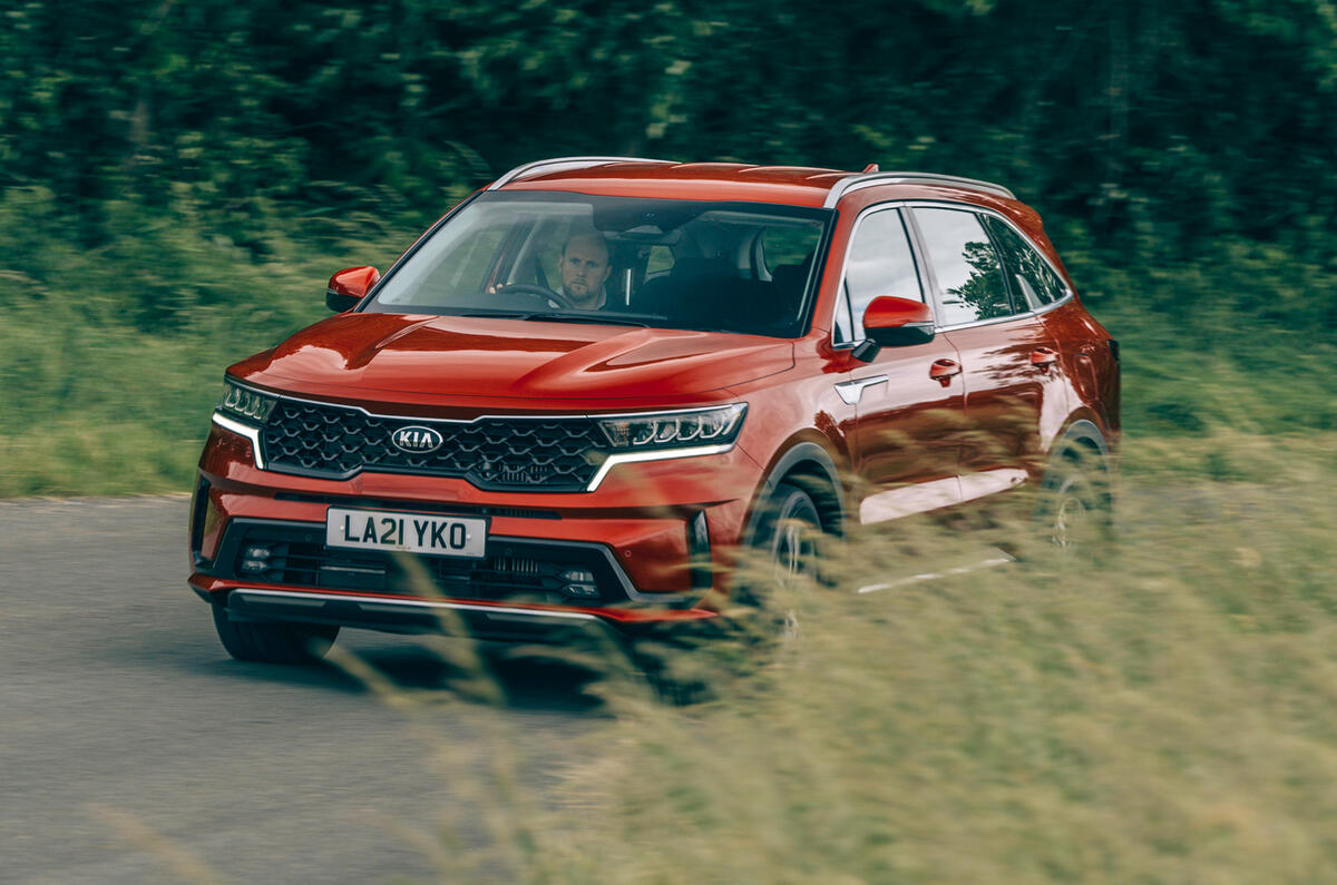 1 Kia Sorento PHEV 2021 long term hero front