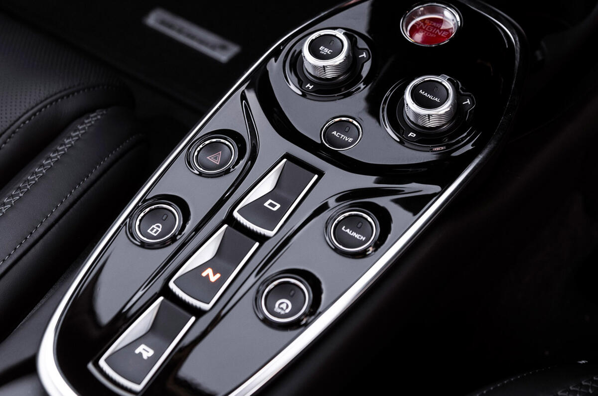 10 McLaren GT 2022 long term review centre console 10 McLaren GT 2022 long term review centre console