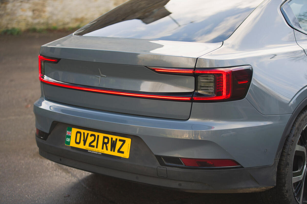 10 Polestar 2 2022 long term review rear lights 10 Polestar 2 2022 long term review rear lights