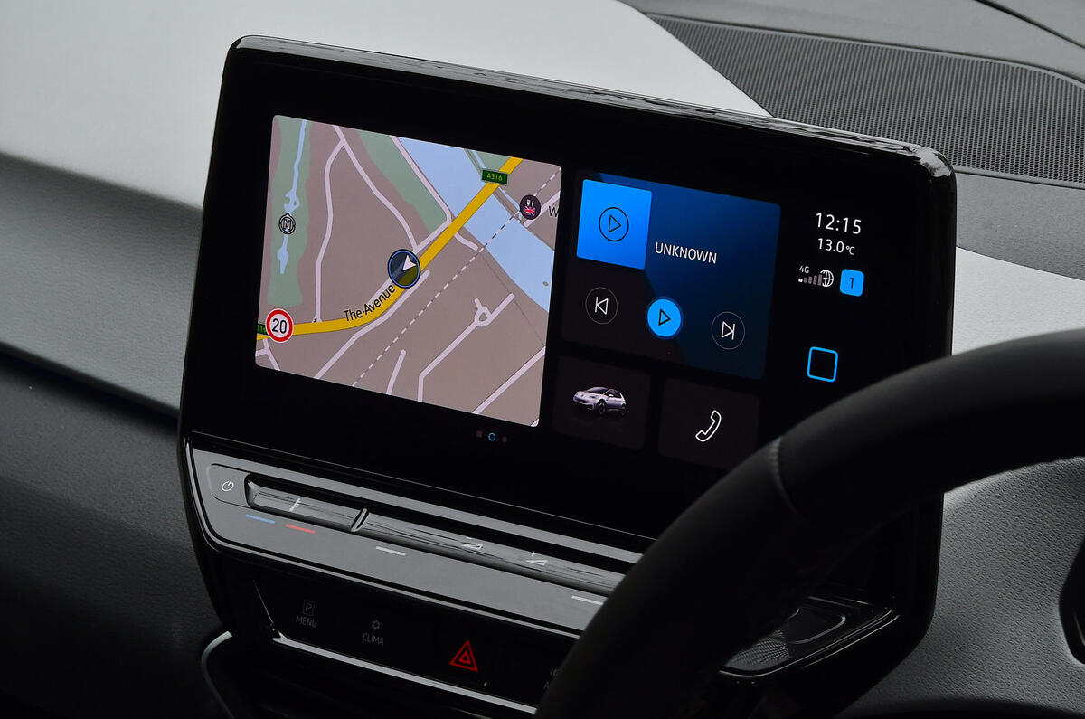10 Volkswagen ID 3 2021 long term review infotainment 10 Volkswagen ID 3 2021 long term review infotainment