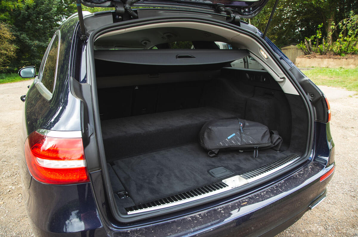 Mercedes E300de 2019 long-term review - boot