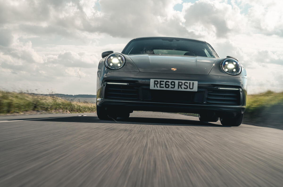 Porsche 911 Carrera 2020 long-term review - on the road nose Porsche 911 Carrera 2020 long-term review - on the road nose