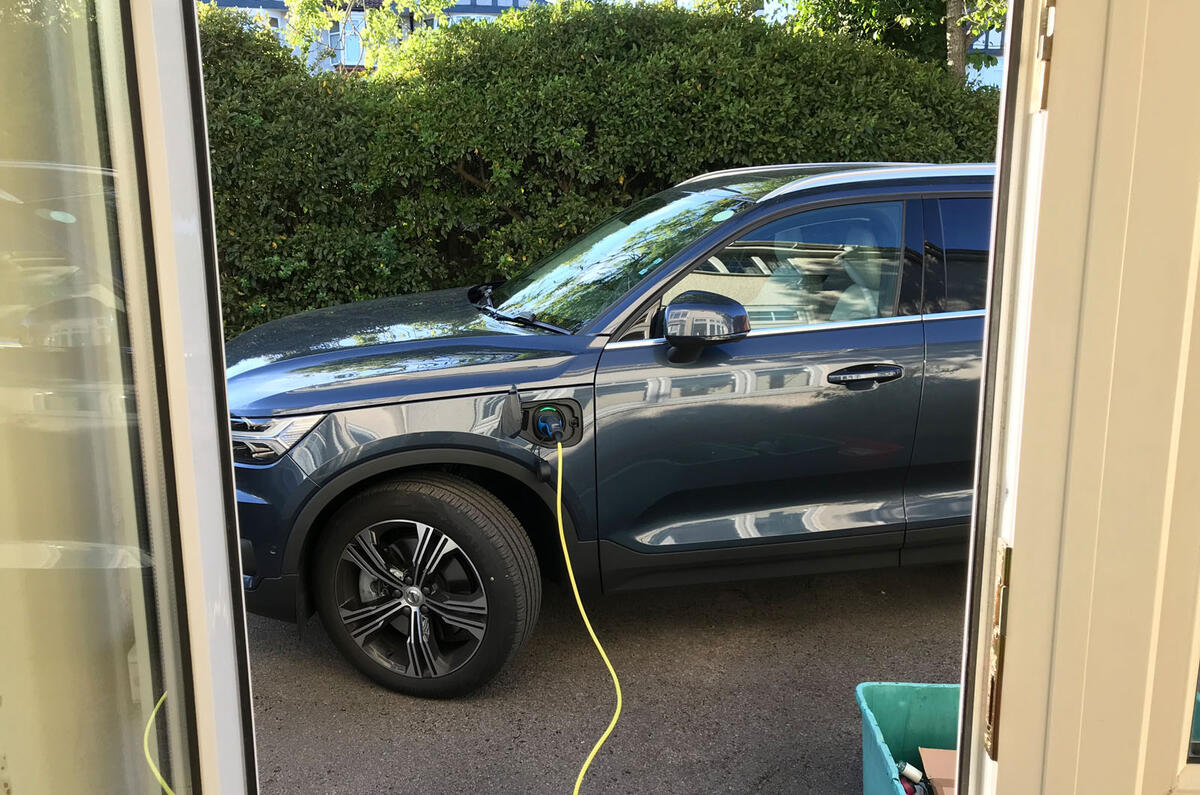 Volvo XC40 Recharge T5 2020 long-term review - home charging Volvo XC40 Recharge T5 2020 long-term review - home charging