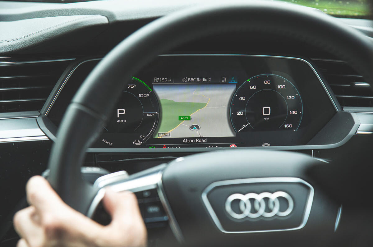 Audi E-tron 2019 long-term review - instruments