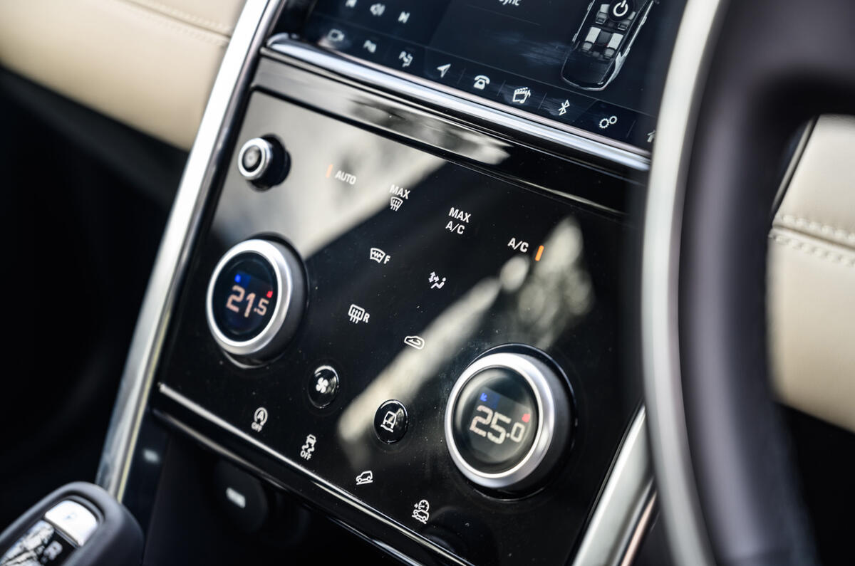 Land Rover Discovery Sport 2020 long-term review - climate controls Land Rover Discovery Sport 2020 long-term review - climate controls