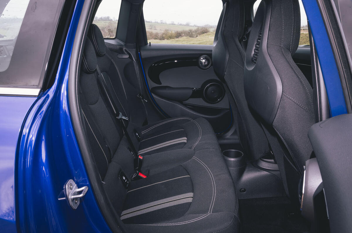 Mini 5-door Cooper S 2019 long-term review - rear seats