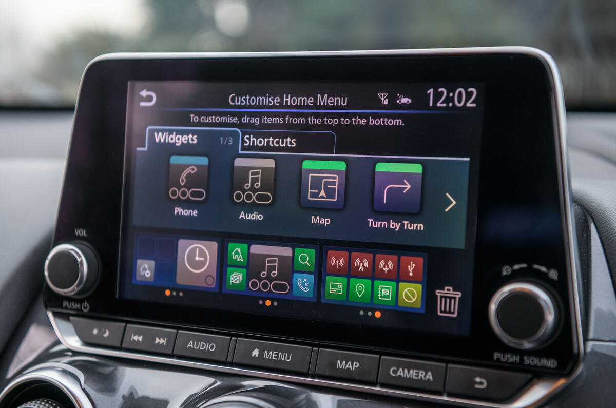 Nissan Juke 2020 long-term review - infotainment Nissan Juke 2020 long-term review - infotainment