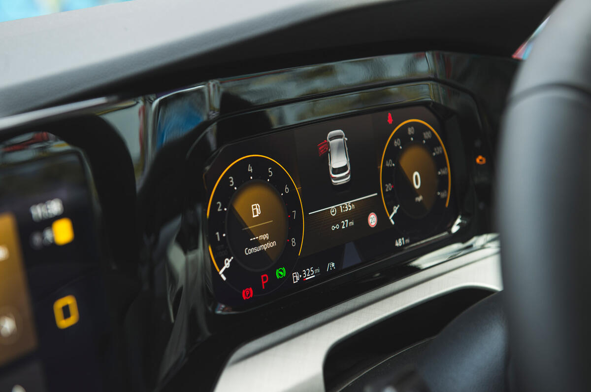 12 Volkswagen Golf 2021 long term review instruments 12 Volkswagen Golf 2021 long term review instruments