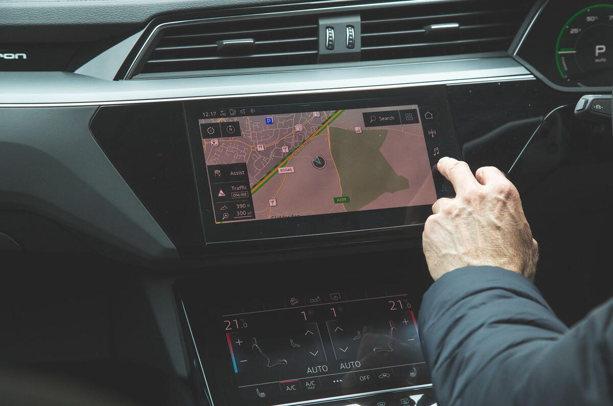 Audi E-tron 2019 long-term review - infotainment