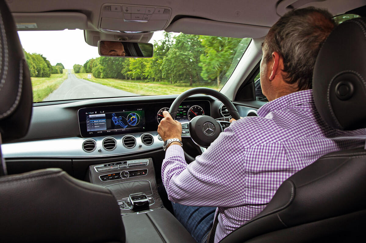 Mercedes E300de 2019 long-term review - Andrew Frankel driving