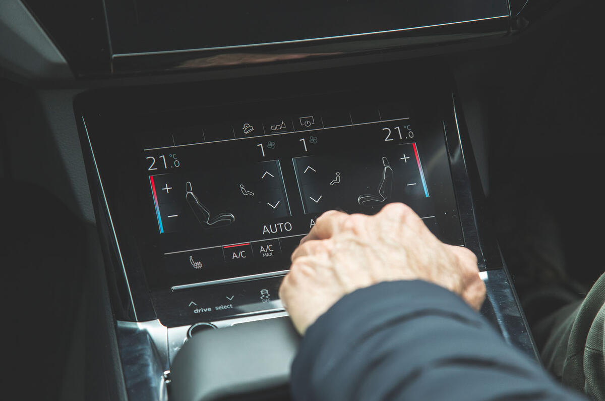 Audi E-tron 2019 long-term review - climate controls