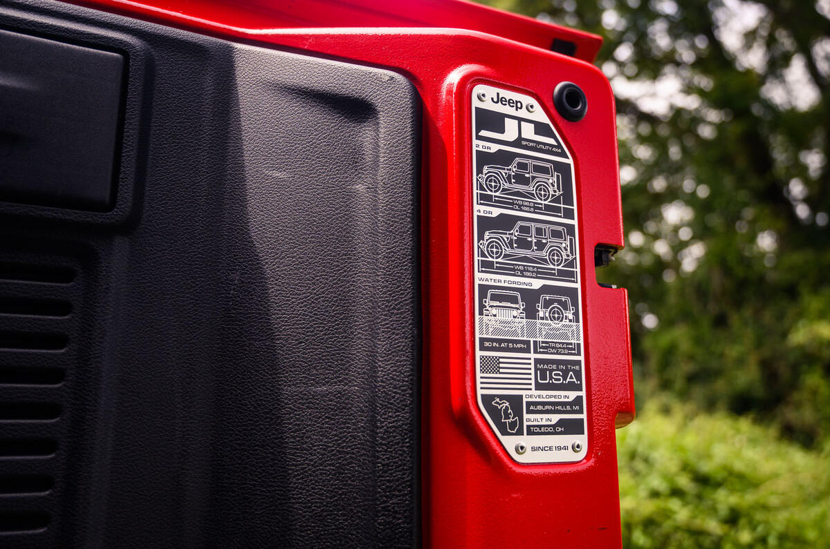 Jeep Wrangler Rubicon 2020 long-term review - sticker