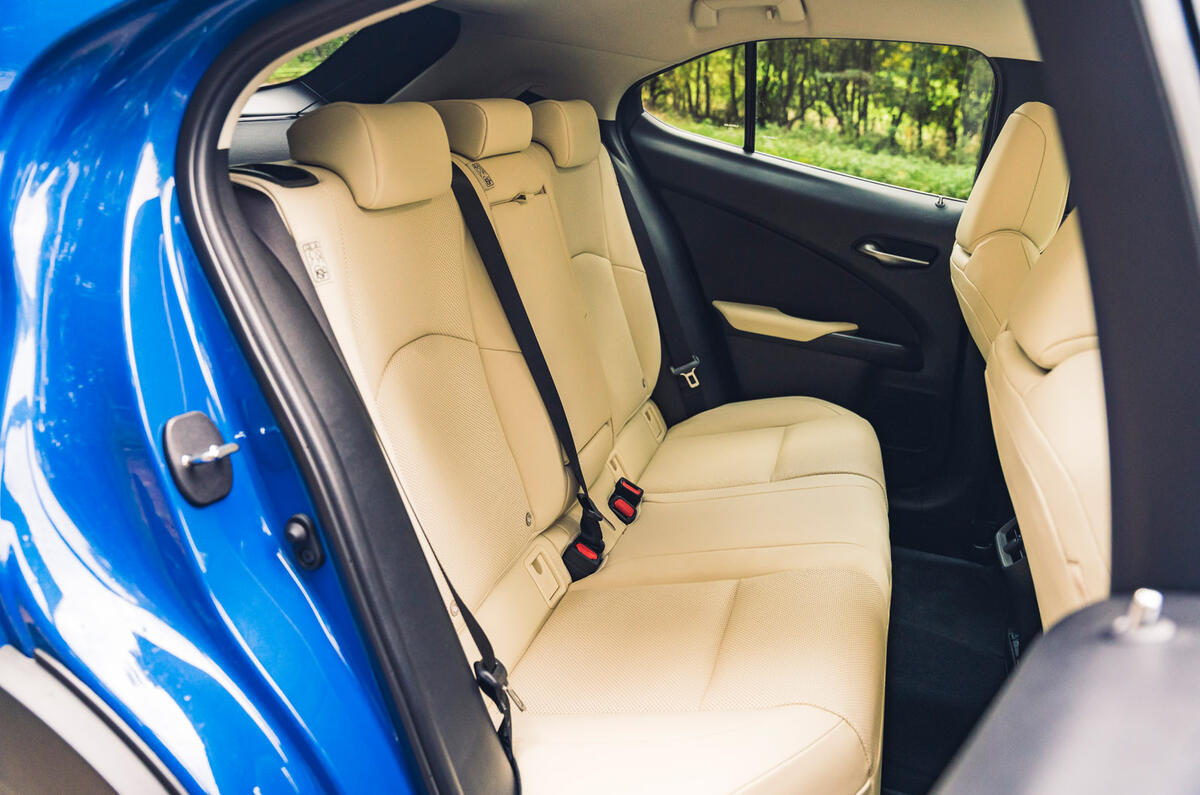 14 Lexus UX300e 2022 long term review rear seats 14 Lexus UX300e 2022 long term review rear seats