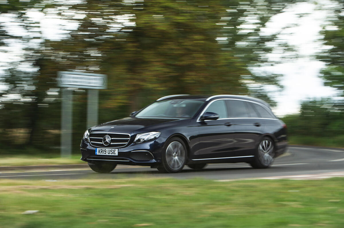 Mercedes E300de 2019 long-term review - on the road front