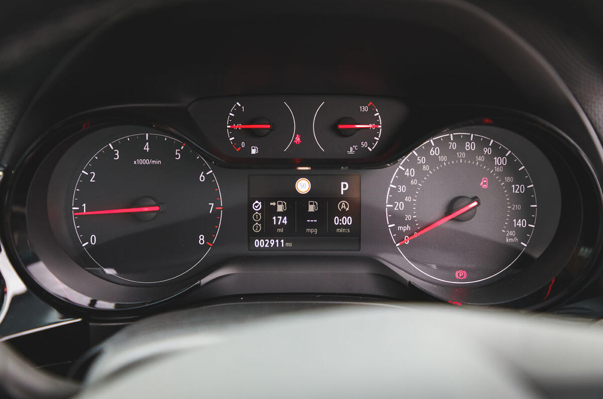 Vauxhall Corsa 2020 long-term review - instruments
