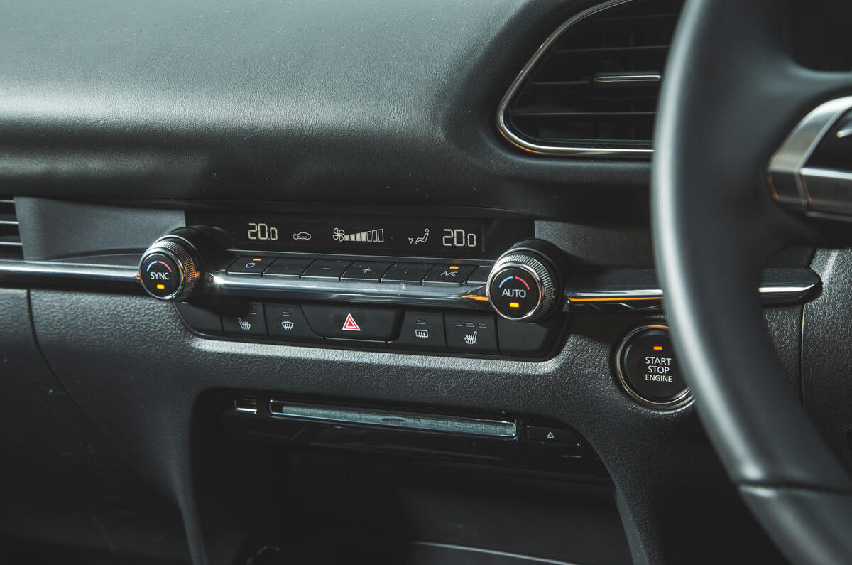 15 Mazda MX 30 2021 long term review climate controls 15 Mazda MX 30 2021 long term review climate controls