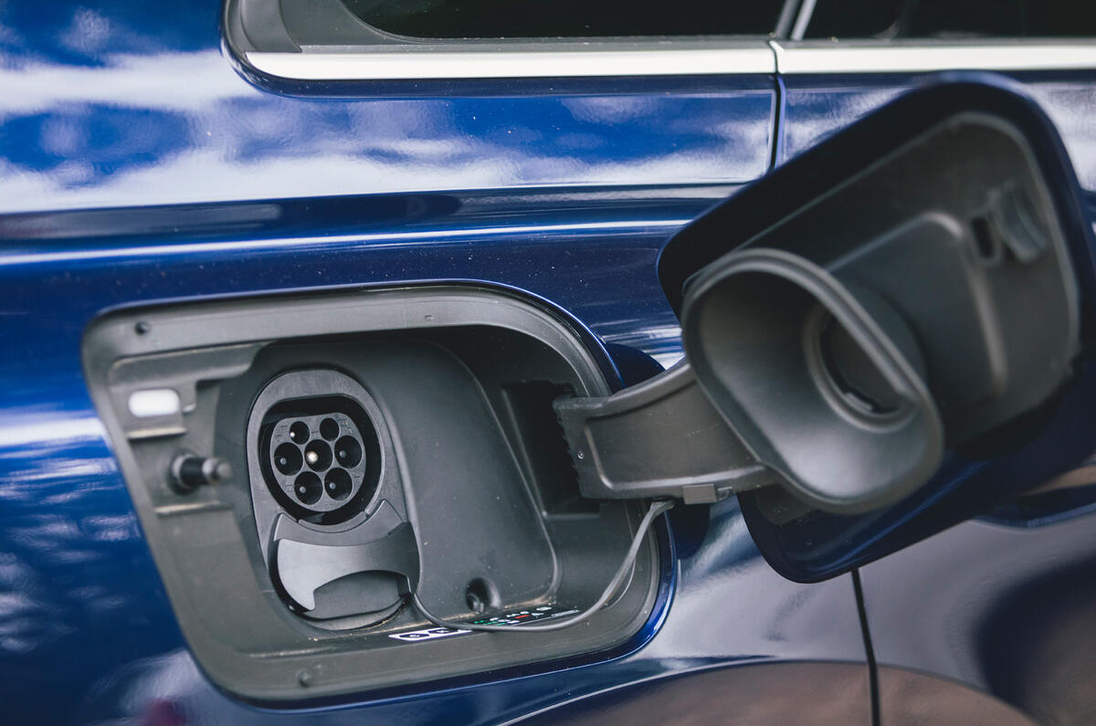 16 Audi Q4 E tron 2021 long term review charging port 16 Audi Q4 E tron 2021 long term review charging port