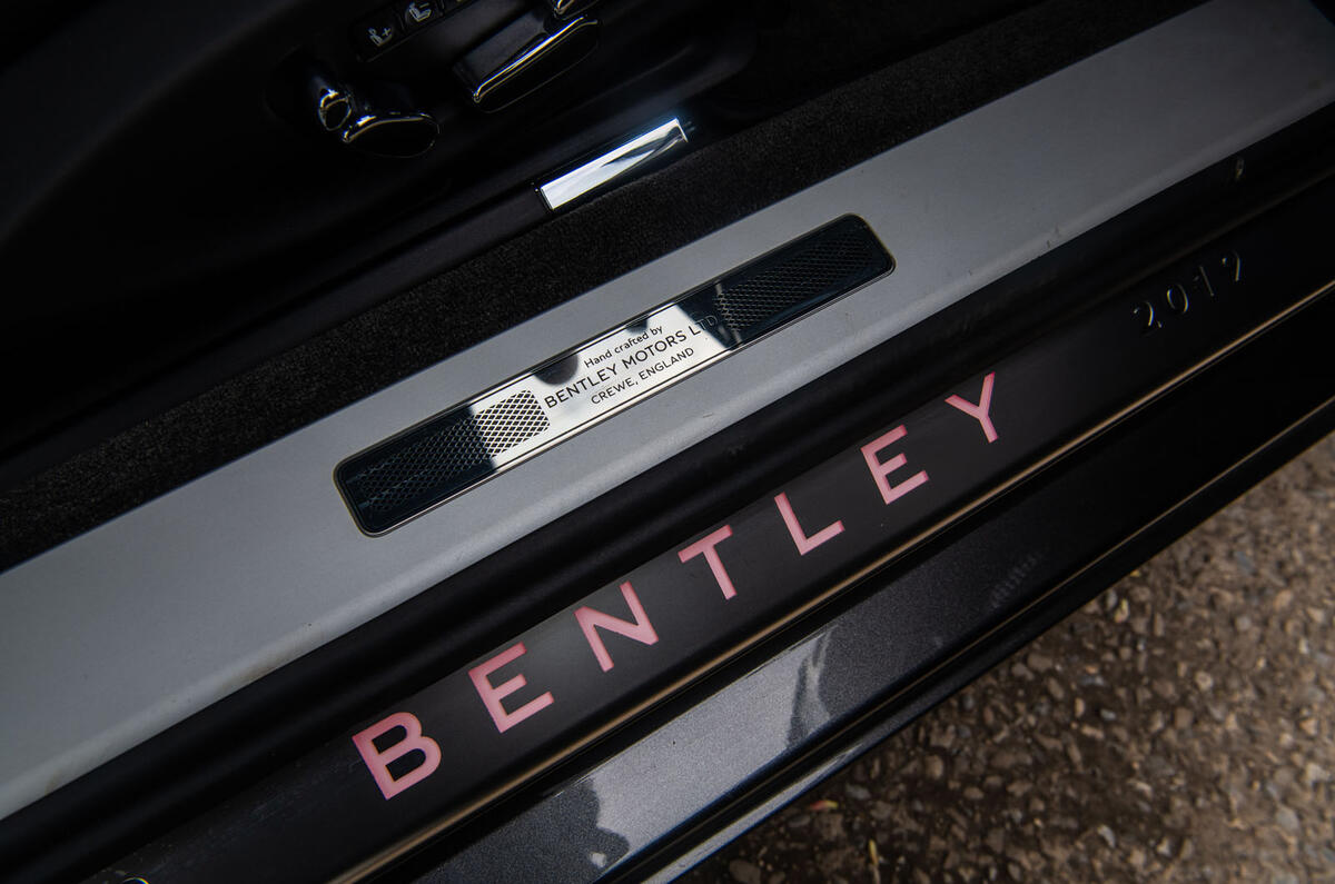 Bentley Continental GT 2019 long-term review - door sills