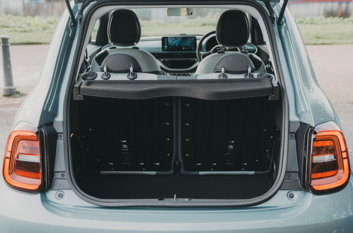 17 Fiat 500 EV 2022 long term review boot 17 Fiat 500 EV 2022 long term review boot