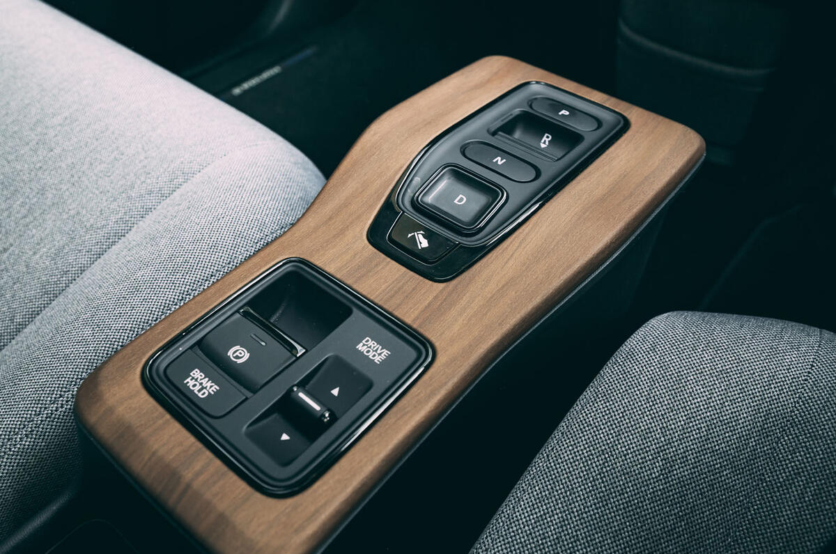 Honda e 2020 long-term review - centre console Honda e 2020 long-term review - centre console