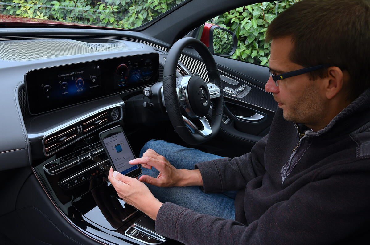 Mercedes-Benz EQC 2020 long-term review - app Mercedes-Benz EQC 2020 long-term review - app